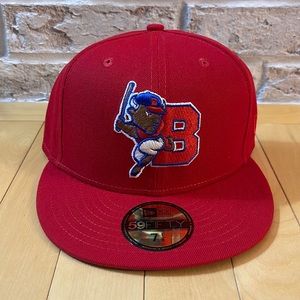 New Era 59Fifty Buffalo Bisons Fitted Hat Size 7 1/8 Green UV MiLB Baseball
